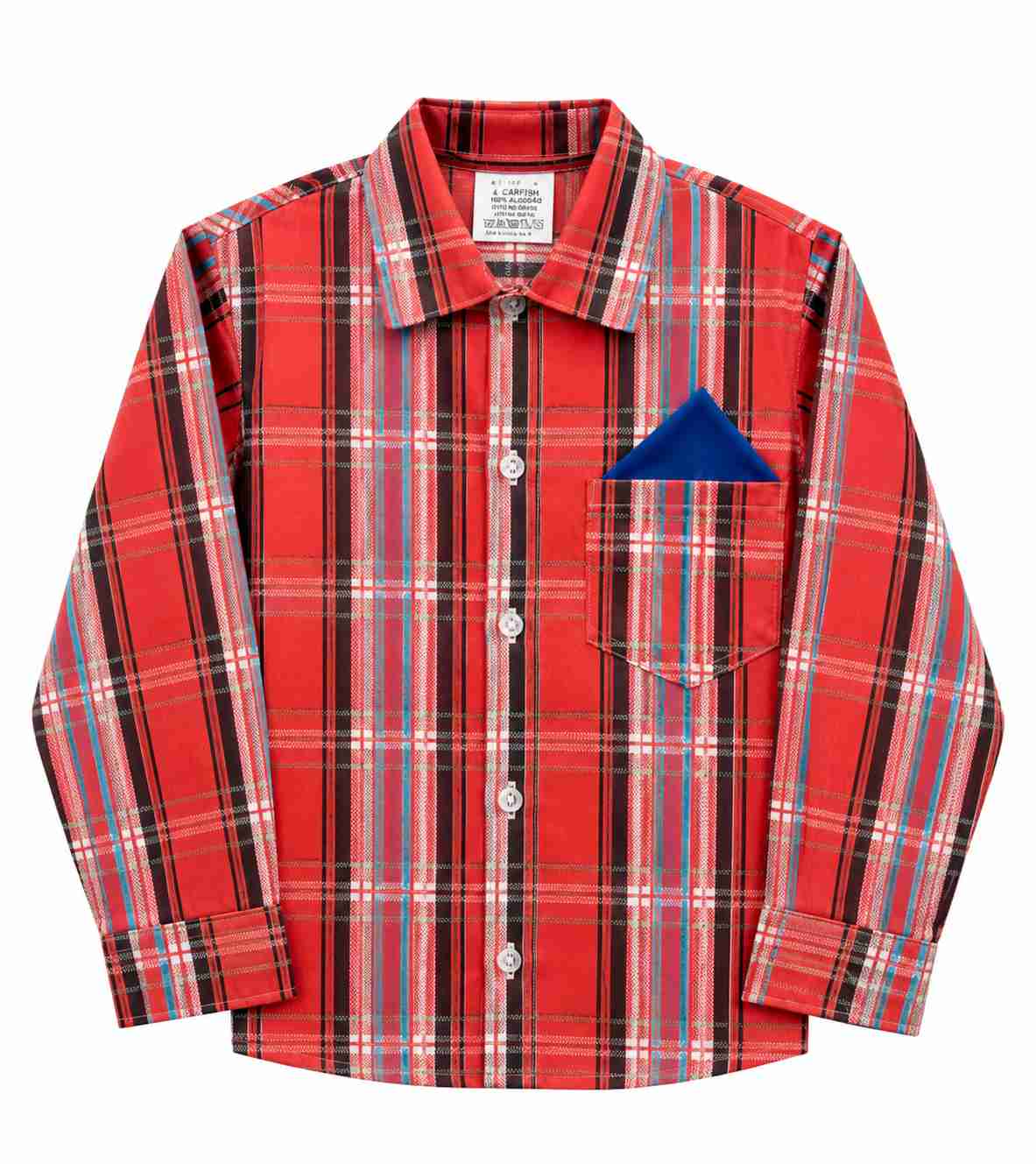 CAMISA JUNINA XADREZ INFANTIL  REF 421